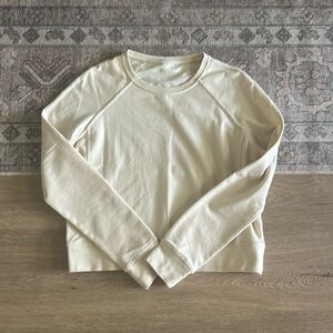 Alo Yoga Cream / pastel yellow Long Sleeve Top
